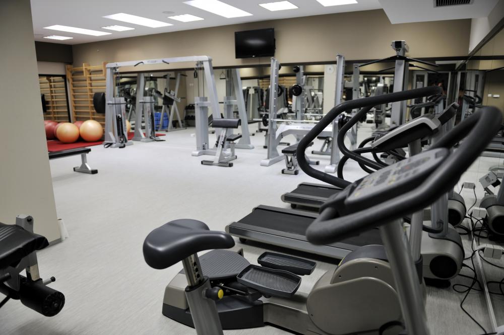 Modern Gym Englewood NJ Interior with Fitness Equipment