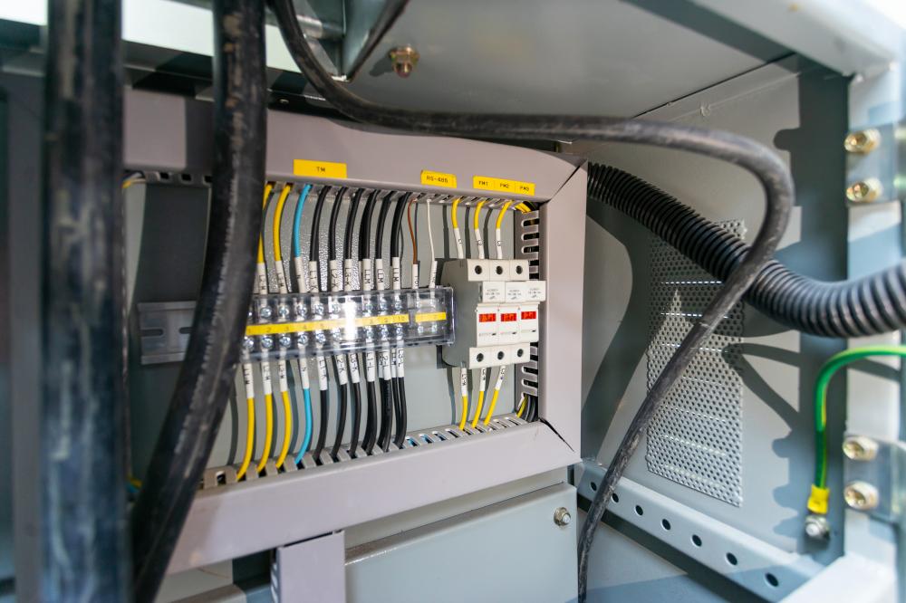 Data center power rack showcasing the importance of electrical maintenance in commercial settings