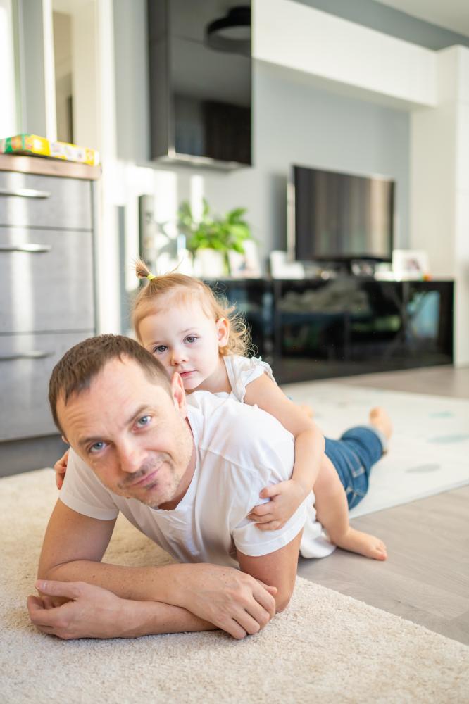 Comfortable family environment after professional duct cleaning