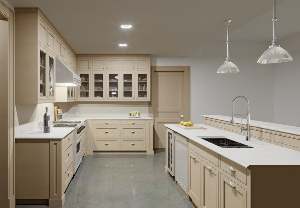 Modern Kitchen Interior with a Fresh Design Approach