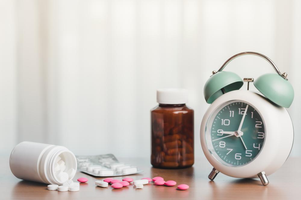 Planning for affordable addiction treatment with clock and pills