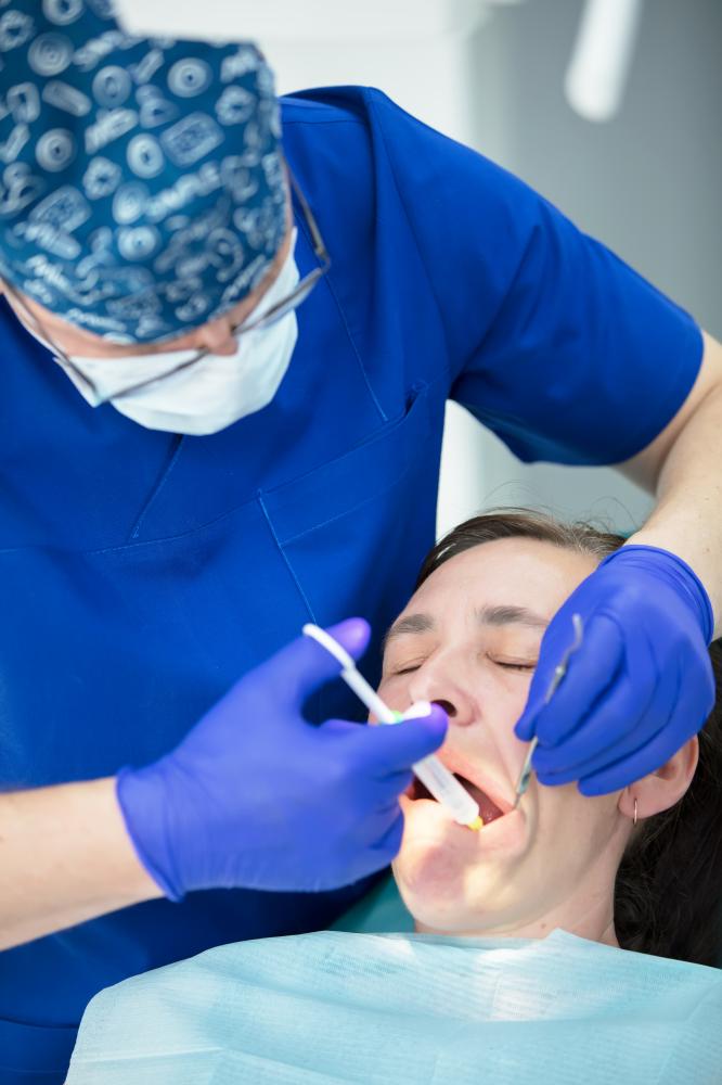 Calm and Collected Dentist Handling Emergency
