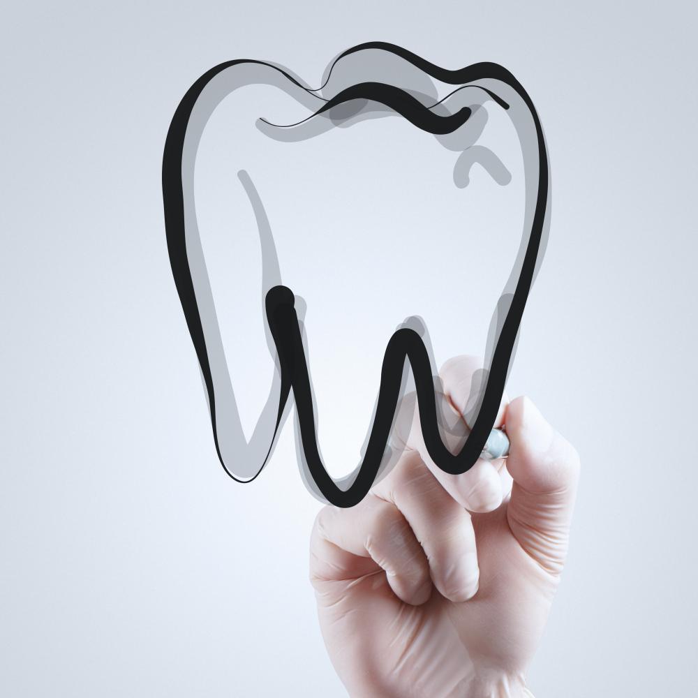 Digital dental technology integration highlighted by a teeth imagery in dental marketing