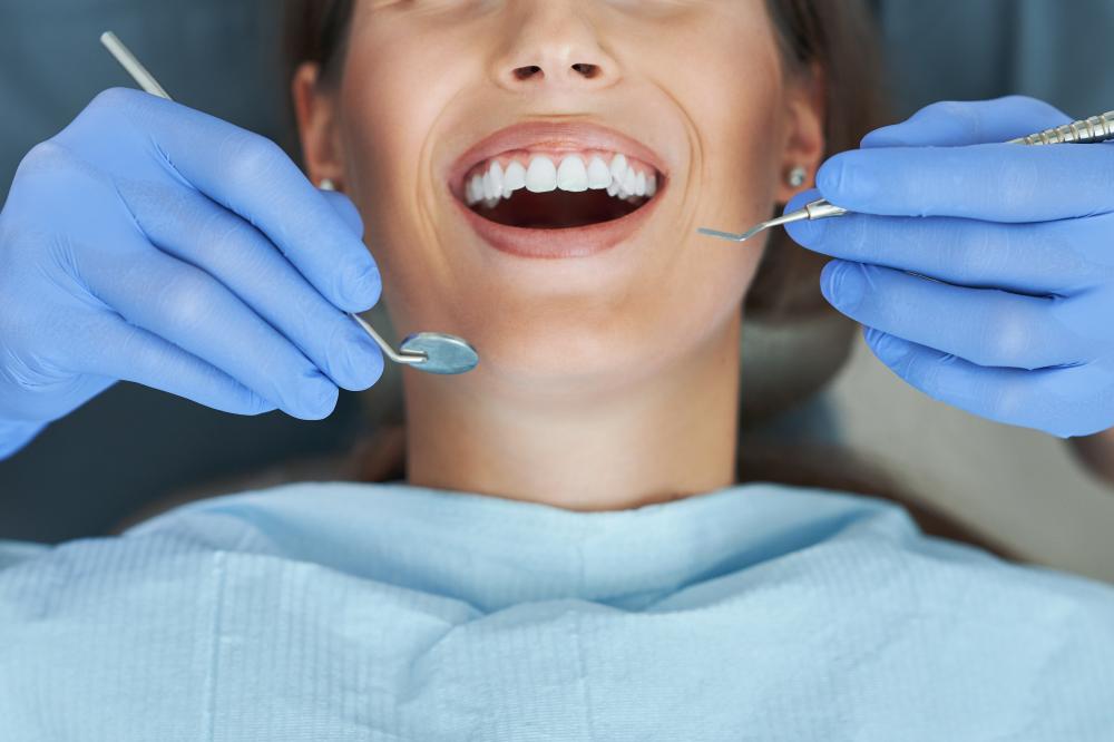 Patient receiving Emergency Dental Care