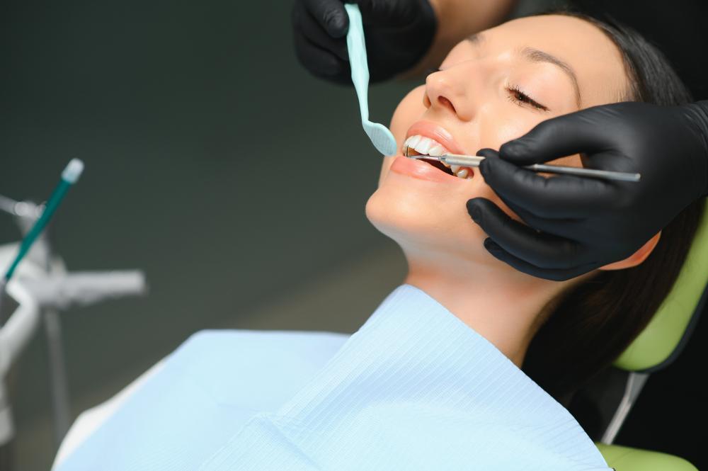 Patient receiving comprehensive dental care at Evershine Dental