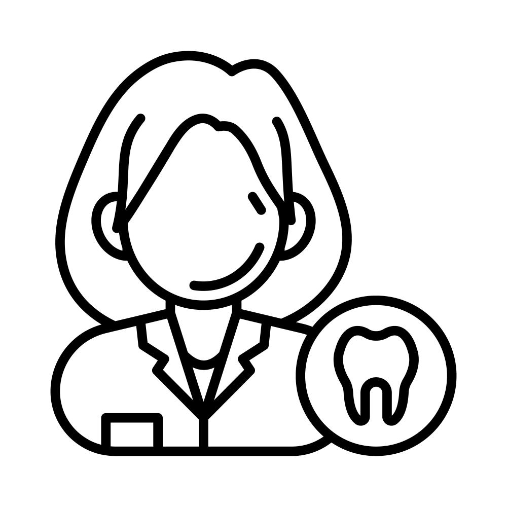 Icon of a dentist representing comprehensive family dentistry