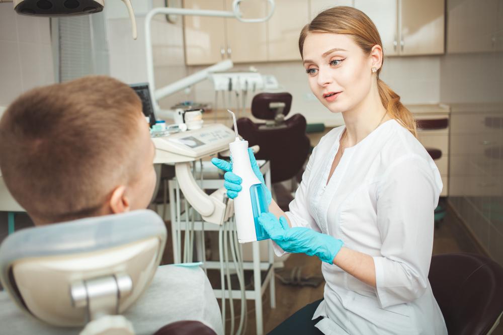 Dentist Providing Comfortable Pediatric Dental Care
