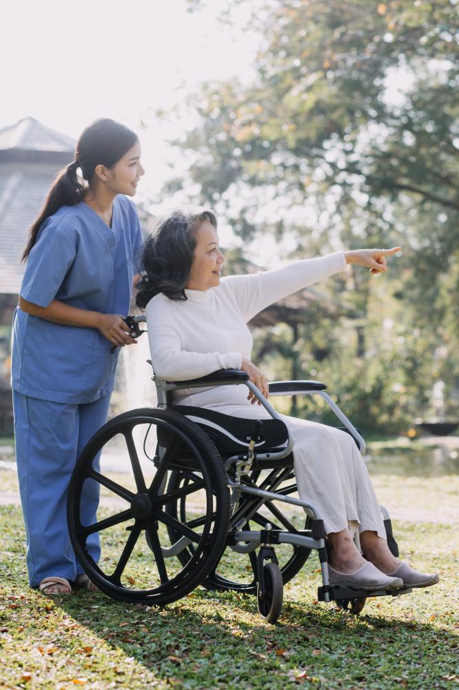 Dedicated All Heart Homecare Agency professional providing comforting assistance