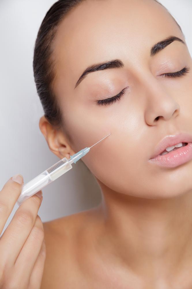 Woman Receiving Professional Botox Injection