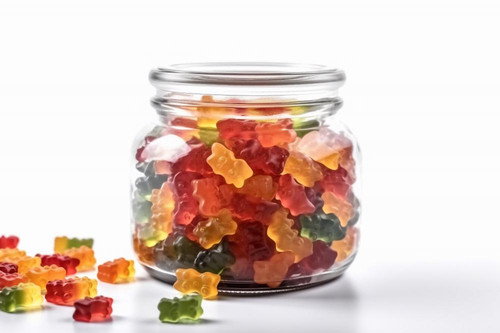 Full Spectrum CBD Gummies in Glass Jar