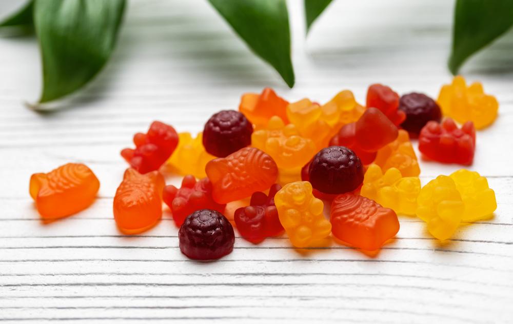 Child-friendly vitamins shaped like gummies
