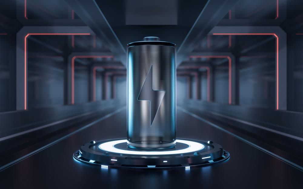 3D Illustration of a Modern Battery Powered Generator