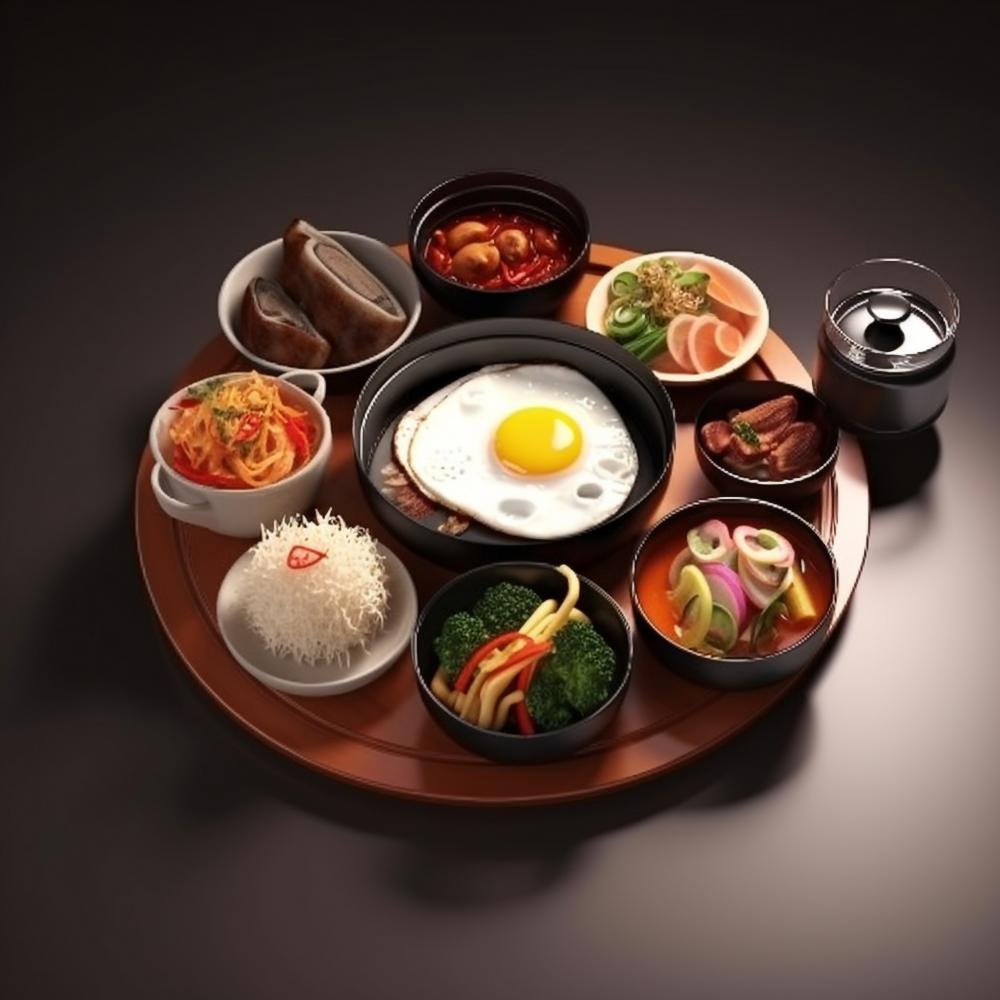 Authentic Korean meal showcasing traditional culinary heritage in San Antonio