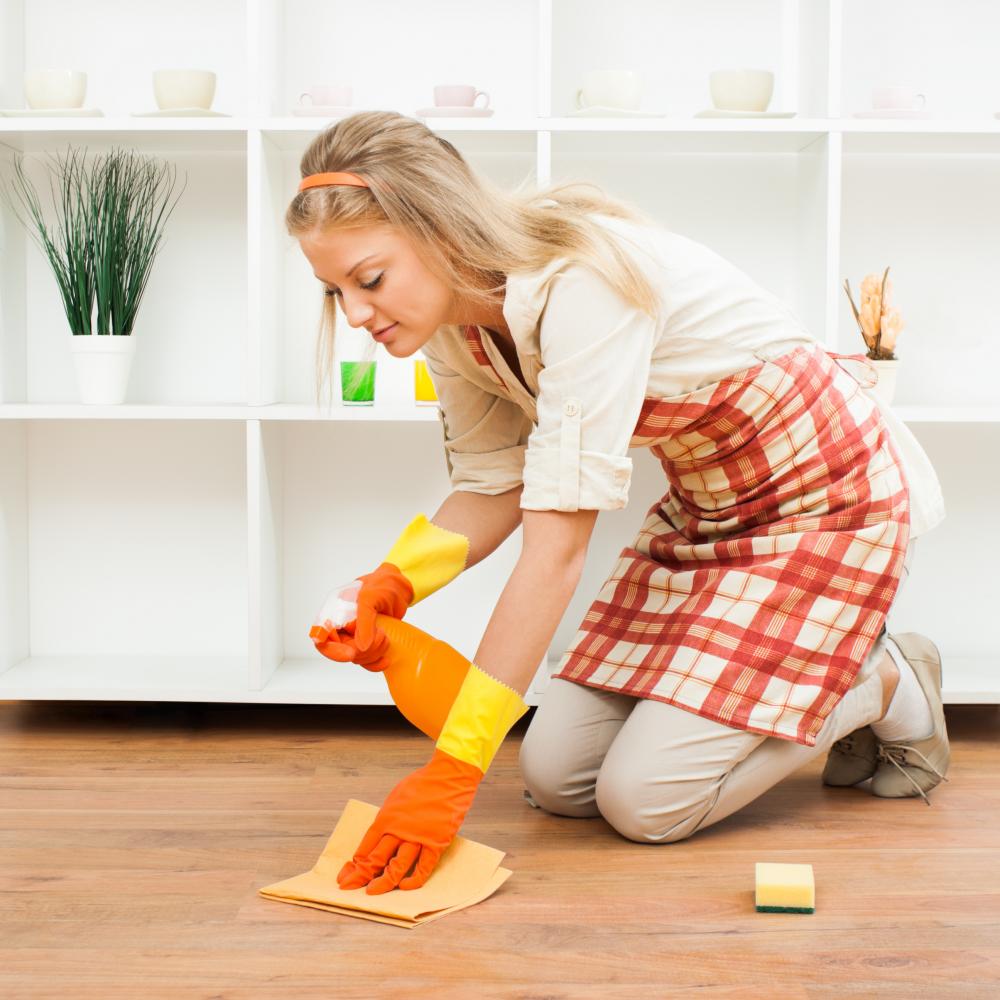 Eco-friendly cleaning practices in a professional office setting