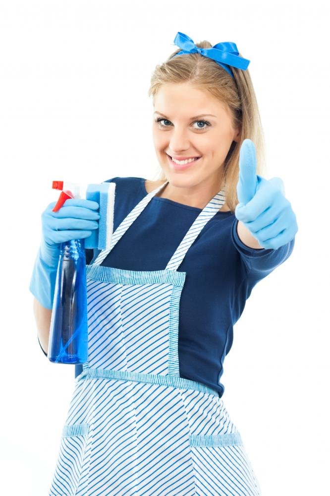 Satisfied cleaner endorsing Elite Cleaning Services in Little Rock with a thumbs-up