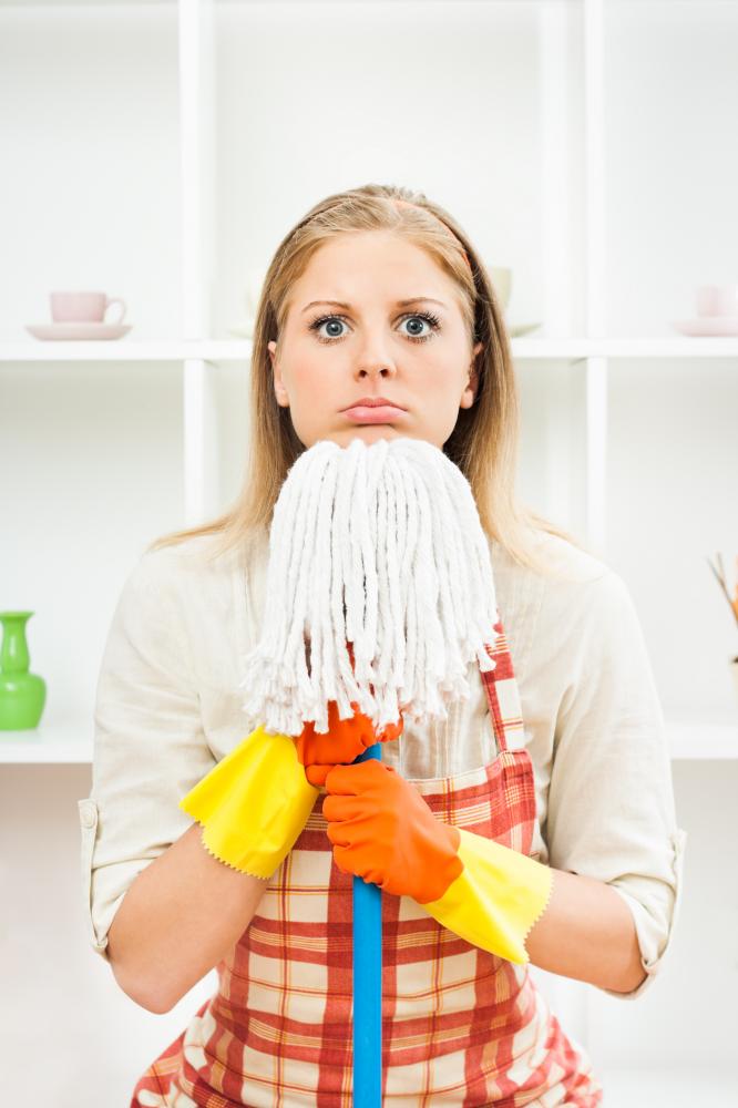 Exhausted Housewife Highlights Importance of Quality Cleaning Services