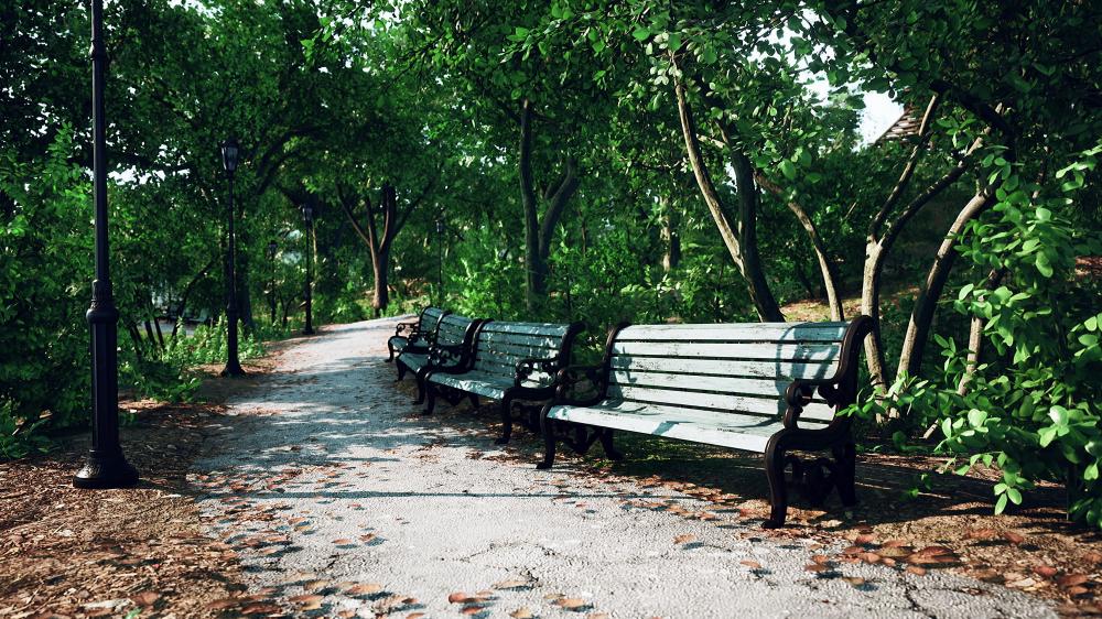 The Multifaceted Benefits of Park Benches