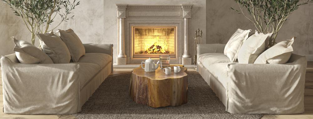 The Enduring Charm of Natural Stone Fireplace Mantels