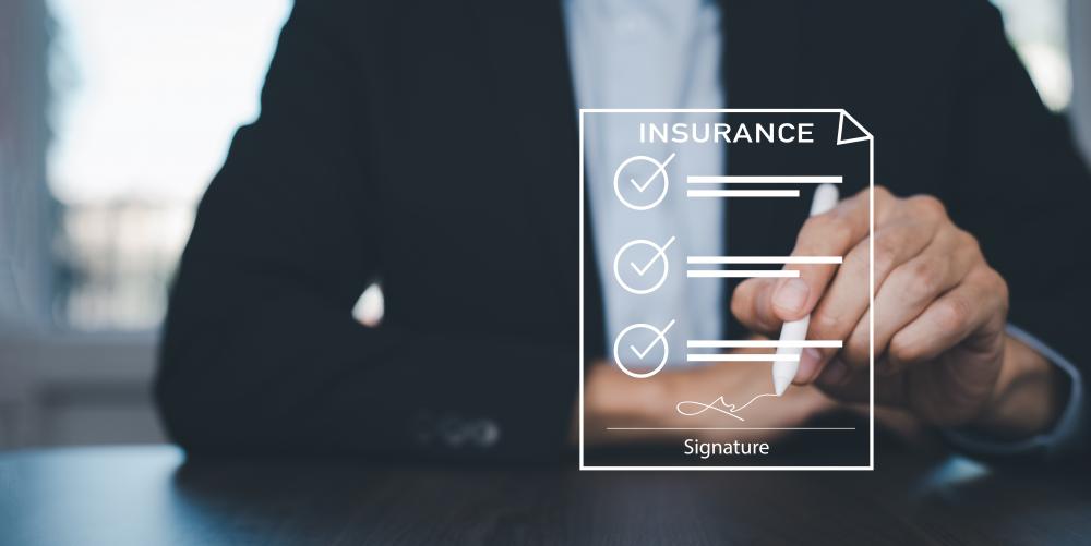 Online Insurance Form Concept with Business People