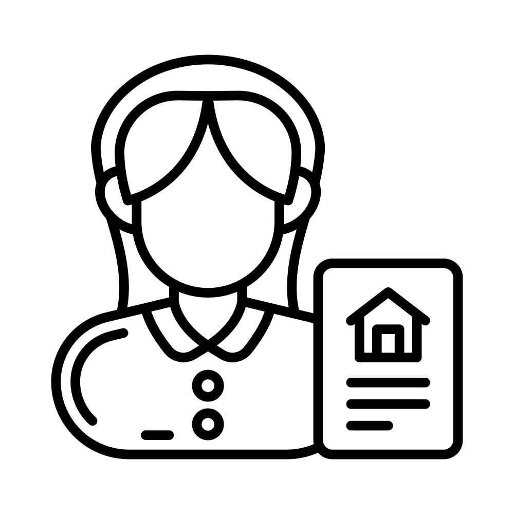 Real estate agent icon symbolizing personalized Renters Insurance Toronto service