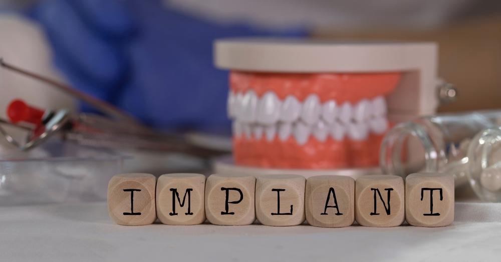 Discussing financial plans for dental implants