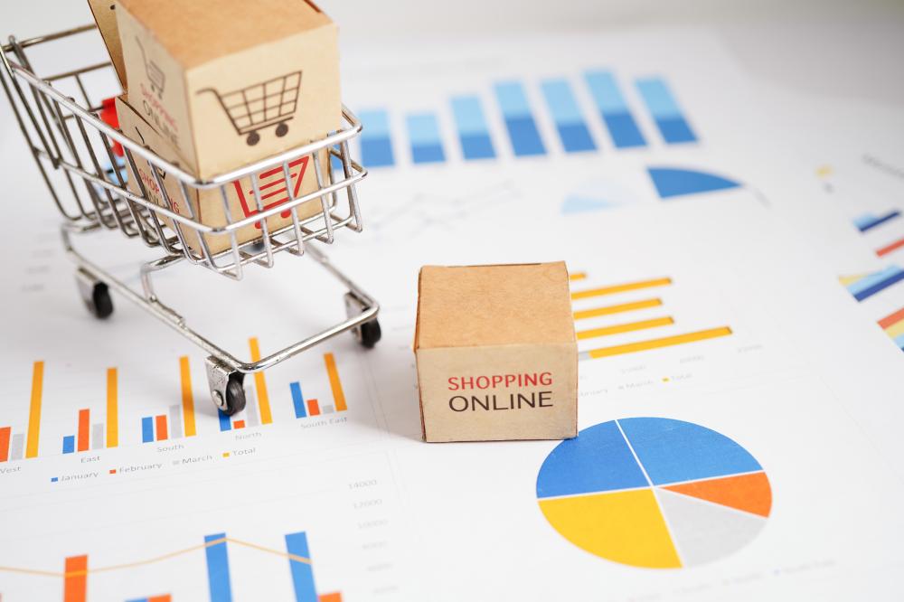 Optimized Shopify store on a growth graph representing SEO success in Winchester Virginia