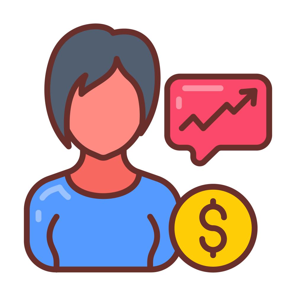Trader icon symbolizing targeted Pay per Performance SEO strategies