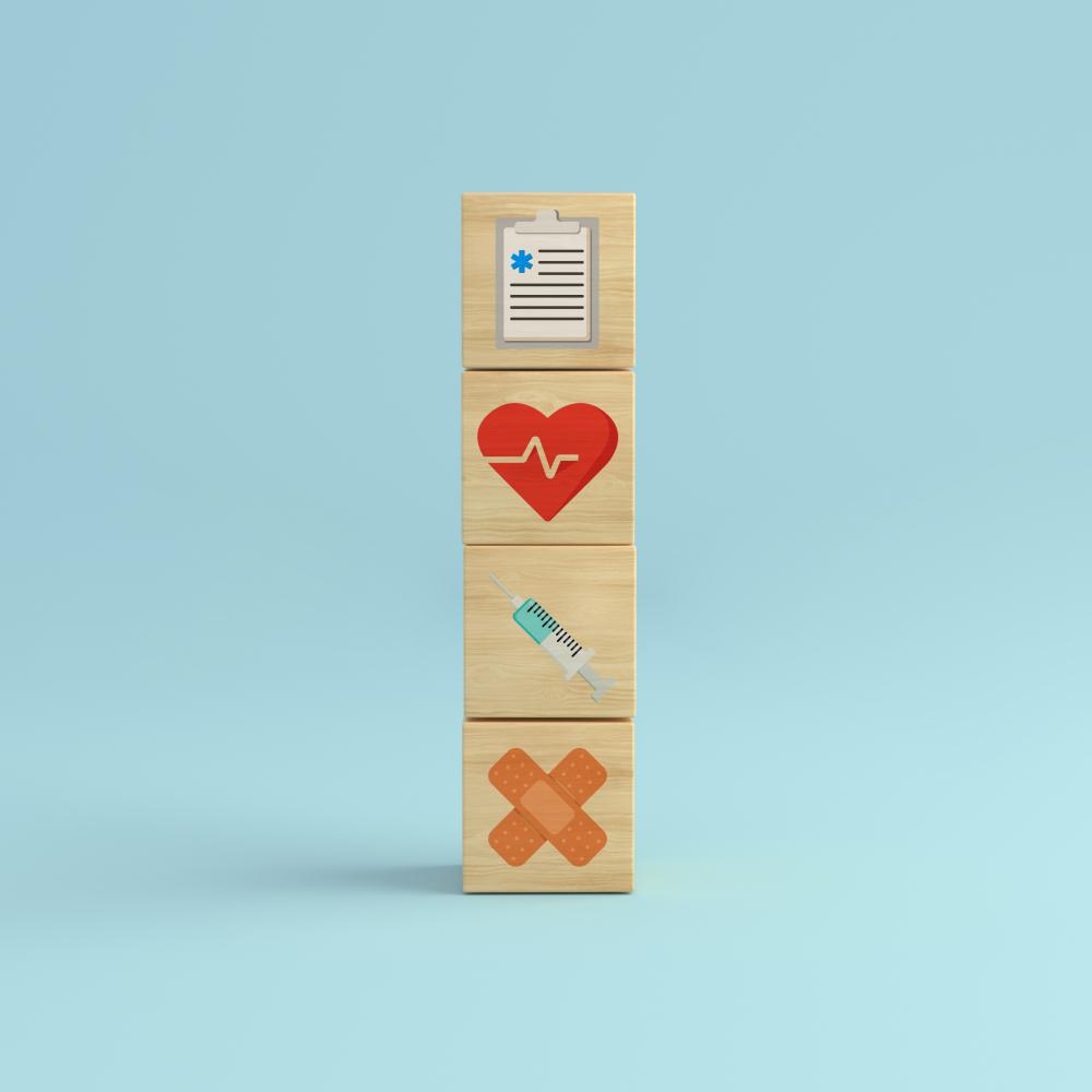 Cubes Tower Medicine