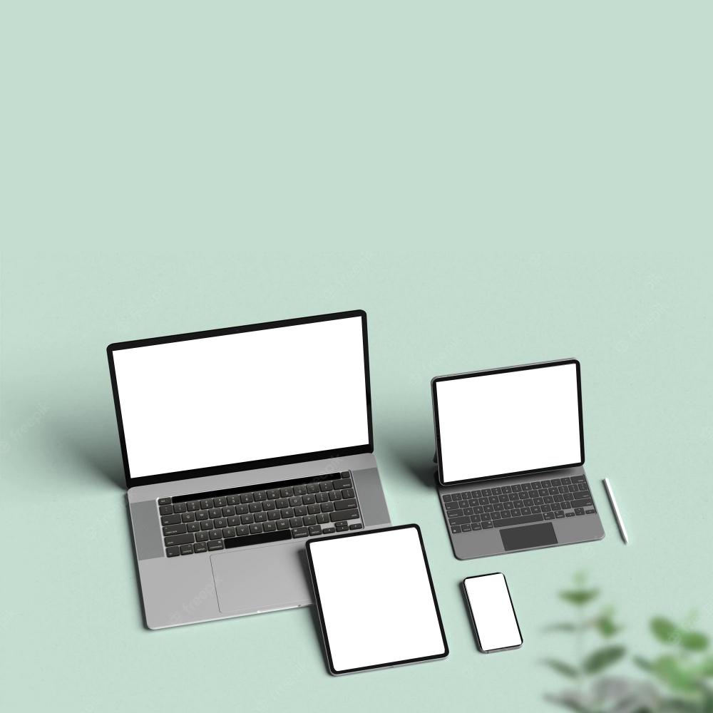 Responsive Web Design Illustrated on Laptop, Tablet, and Mobile