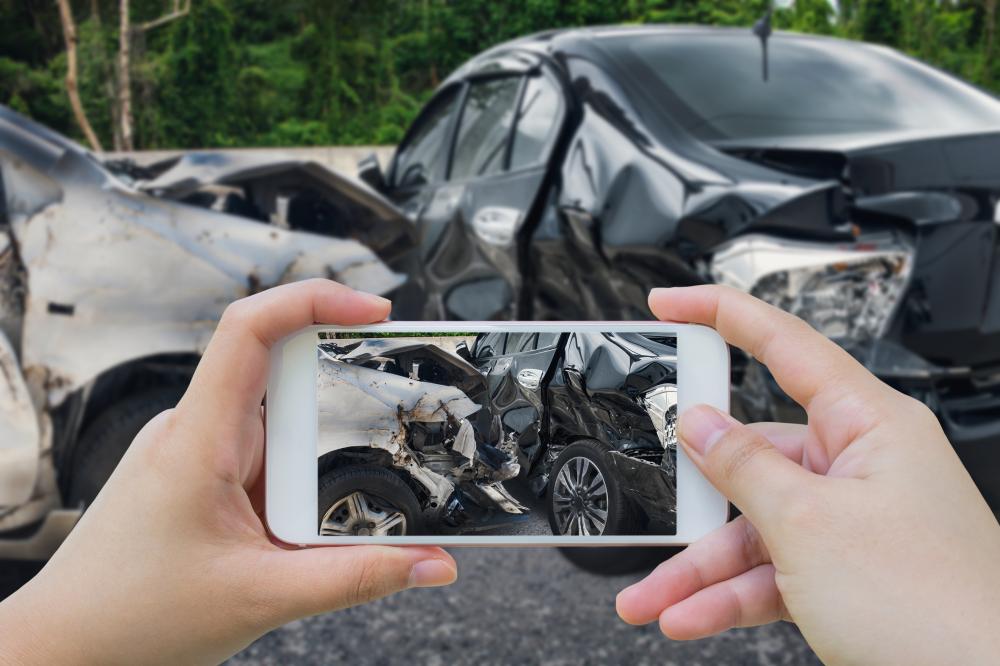 Spring Valley car accident scene reflecting the complexity of legal claims