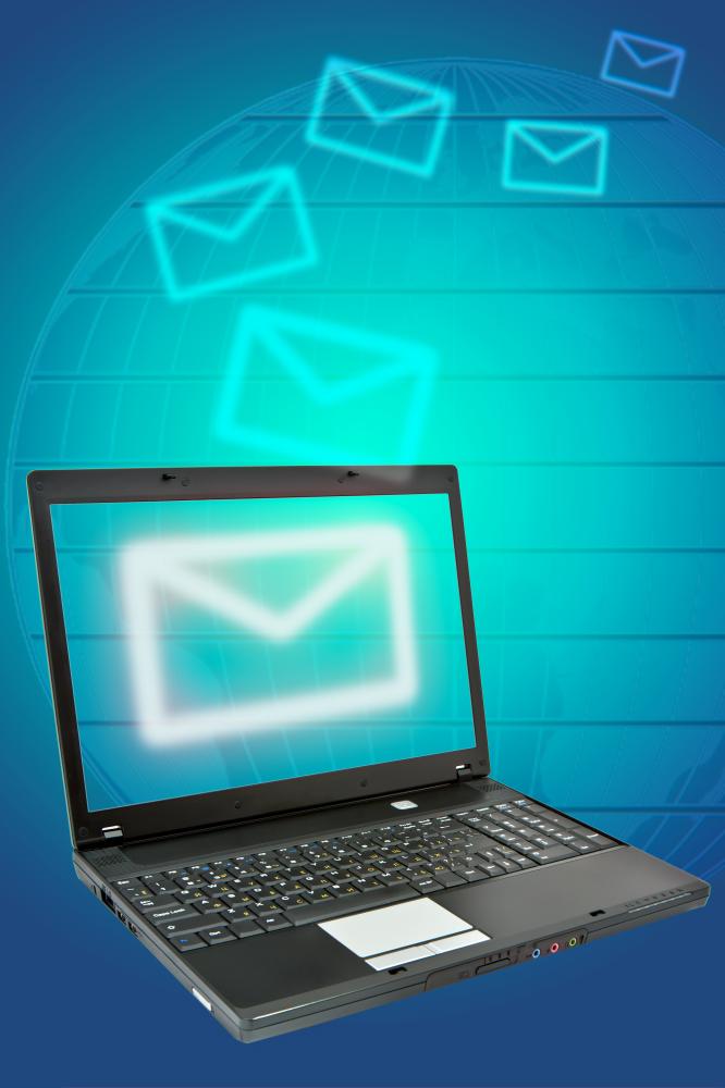 Effective email marketing strategies depicted through the laptop communication concept