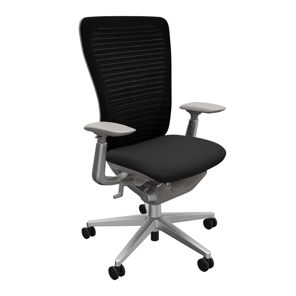 Modern Left-Side View of Office Accent Chairs