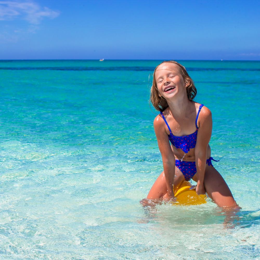 Family enjoying personalized island retreat in Florida Keys