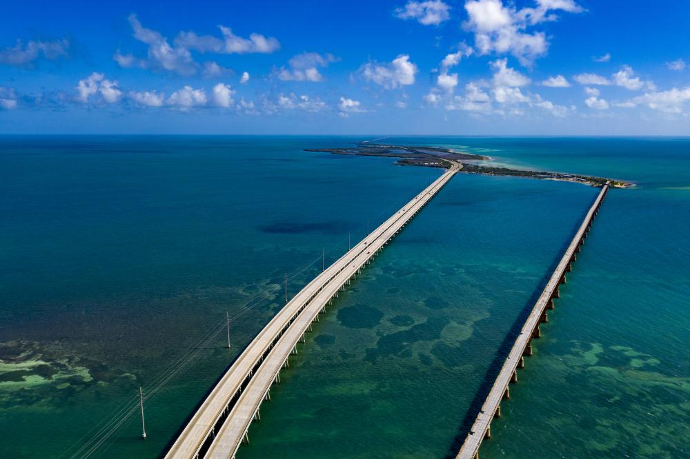 Aerial View of Florida Keys Resort aligning with Scenic Road Trip Journey