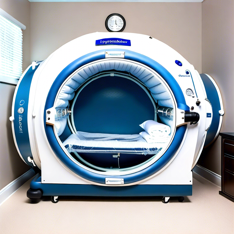 Interior of a user-friendly hyperbaric chamber
