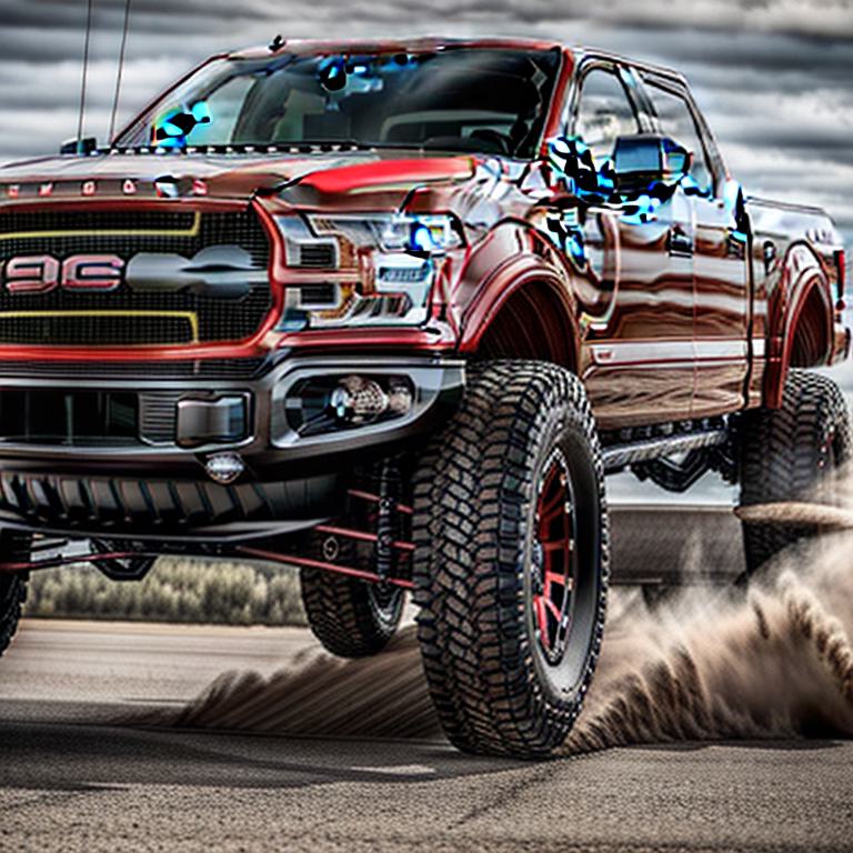 Cutting-edge King Shocks for F150 providing control and stability for off-road adventures