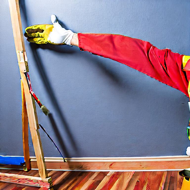 Professional Santa Ana Painting Contractor Preparing for a Project