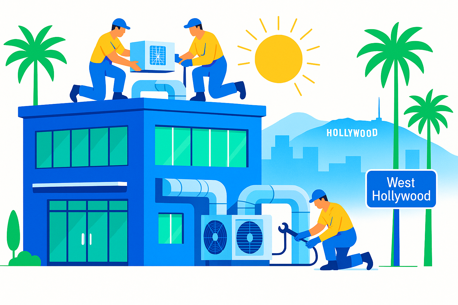 HVAC West Hollywood: Comprehensive Commercial Heating and Air Conditioning Solutions