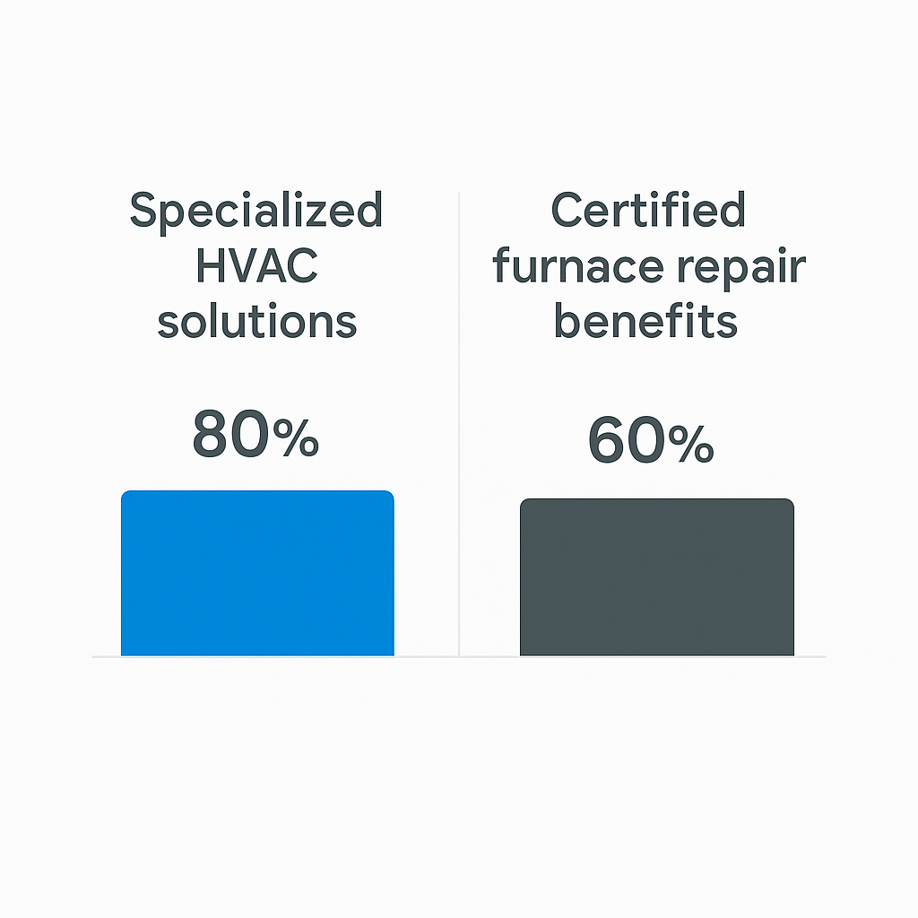 Side-by-side comparison of energy-efficient HVAC solutions for historic homes versus furnace repair services in Windsor Square.