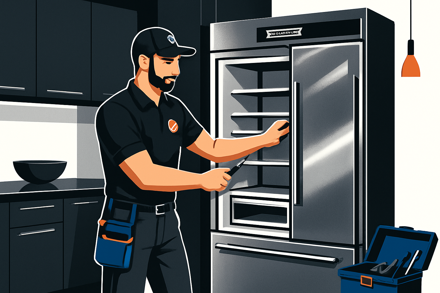 Featured image of Sub Zero repair technician working on an appliance