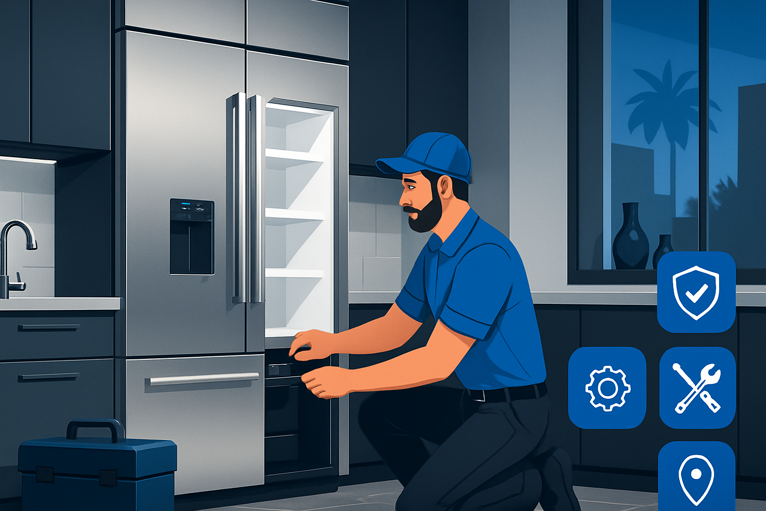 Featured image of a Sub Zero appliance being repaired.