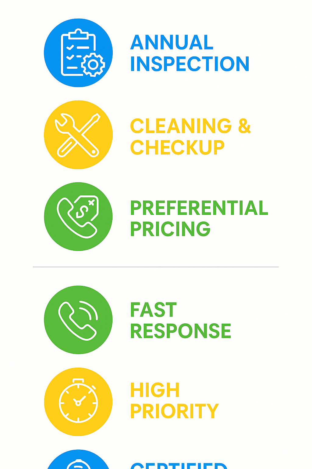 Infographic detailing maintenance plans and priority repair service features for Sub Zero refrigerators