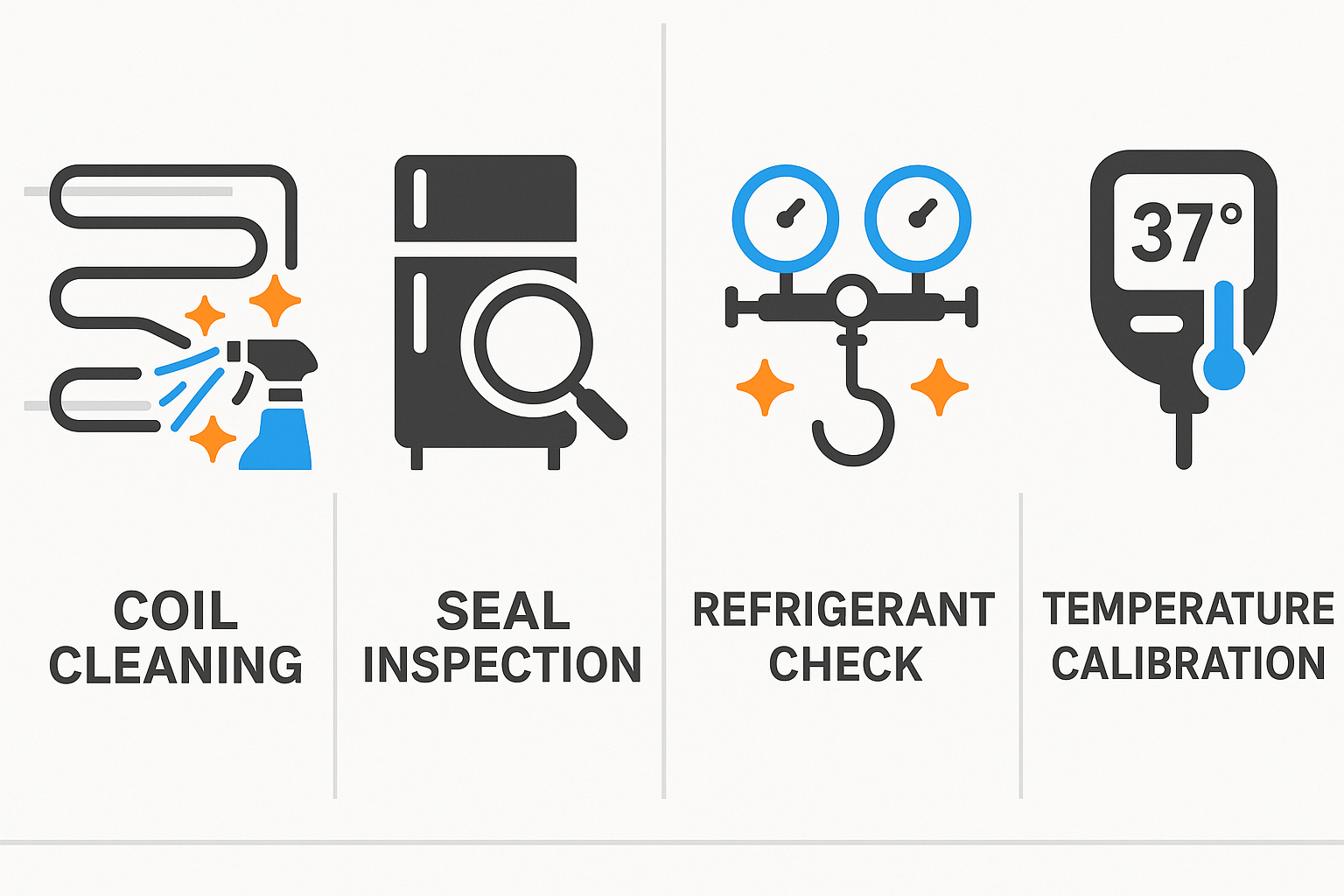 Infographic detailing essential Sub Zero preventive maintenance procedures.