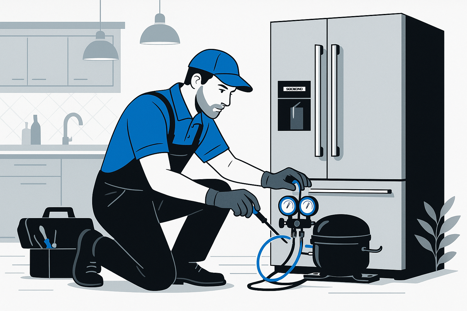 Sub Zero Refrigerator Technician Repair