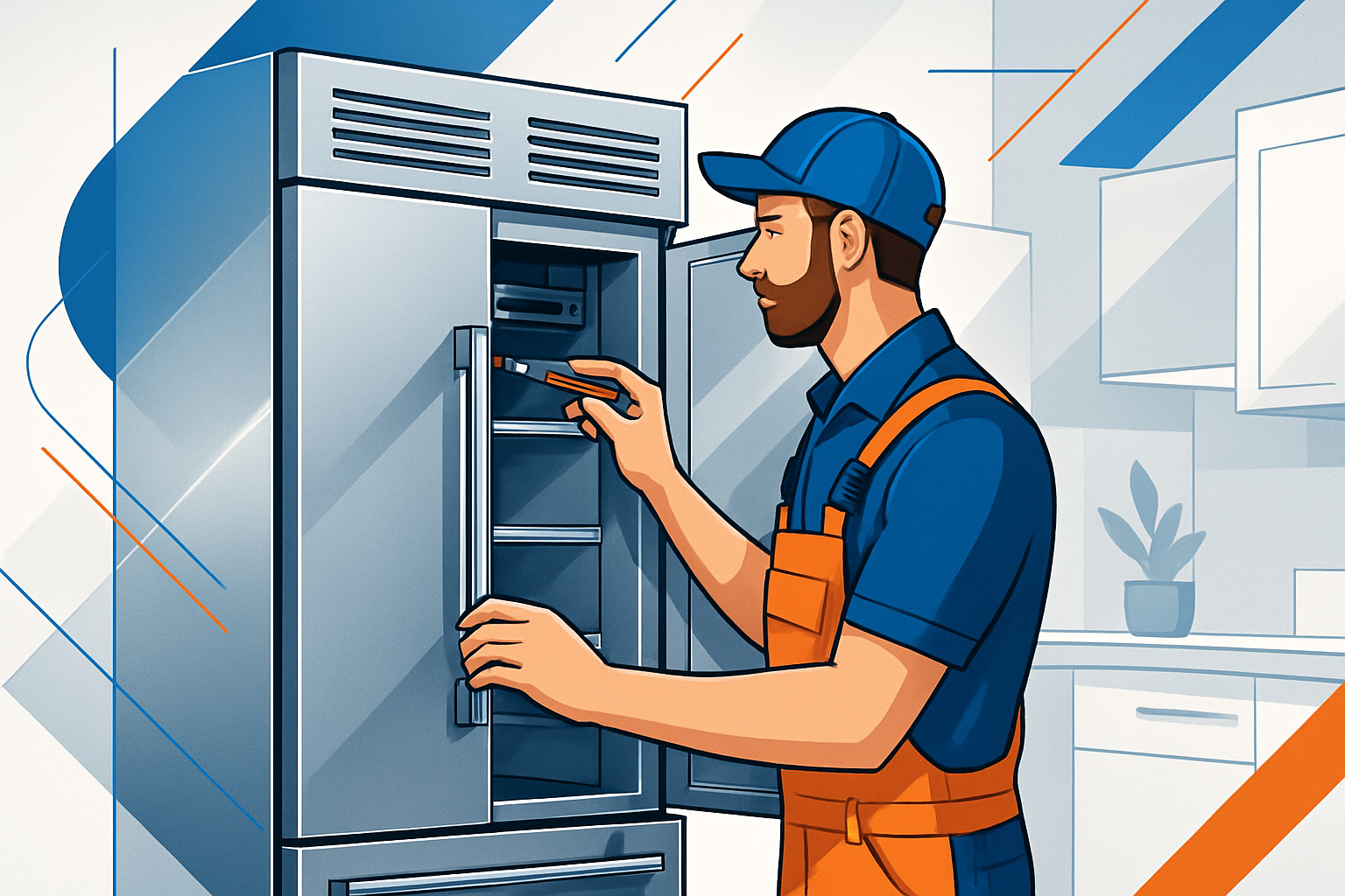 Hero image of a Sub Zero repair technician in Mesquite
