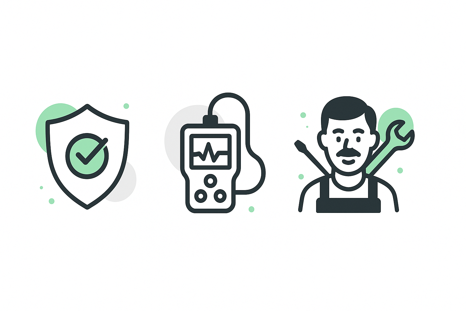 Certified technicians guarantee warranty, diagnostics, and expert workmanship