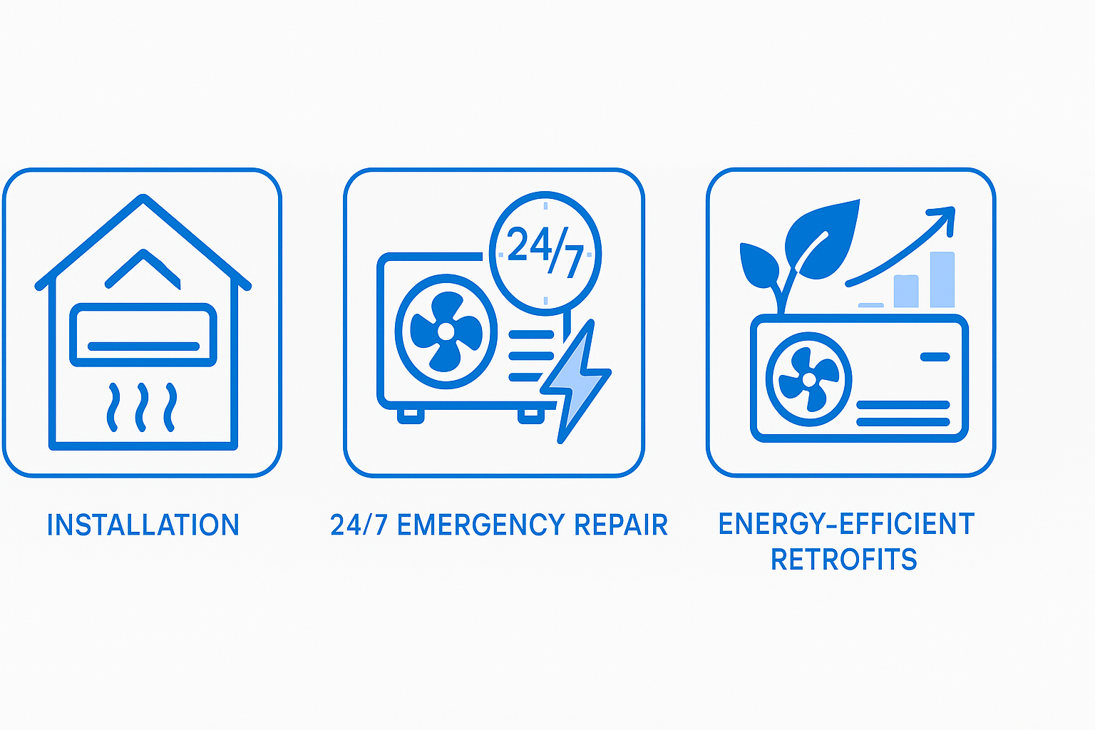 Clear visual of Tribeca HVAC services including smart repairs and retrofits
