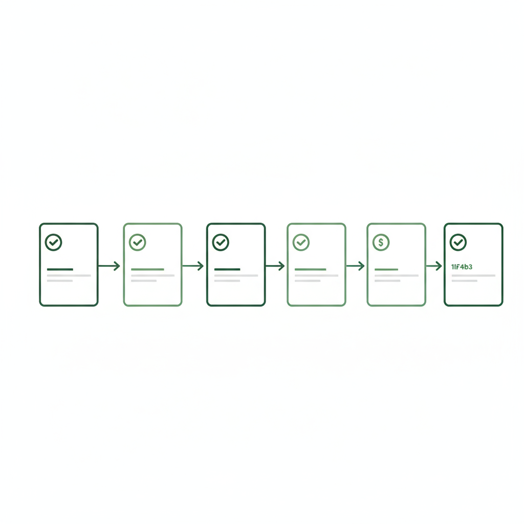 Horizontal five-step process flow showing steps to find and begin outpatient mental health care