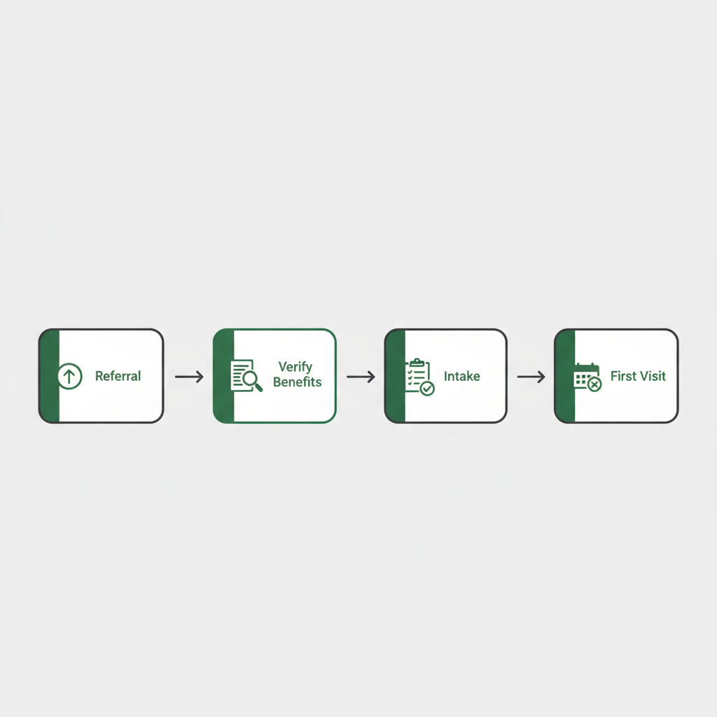 Simple four-step guide to starting outpatient mental health care