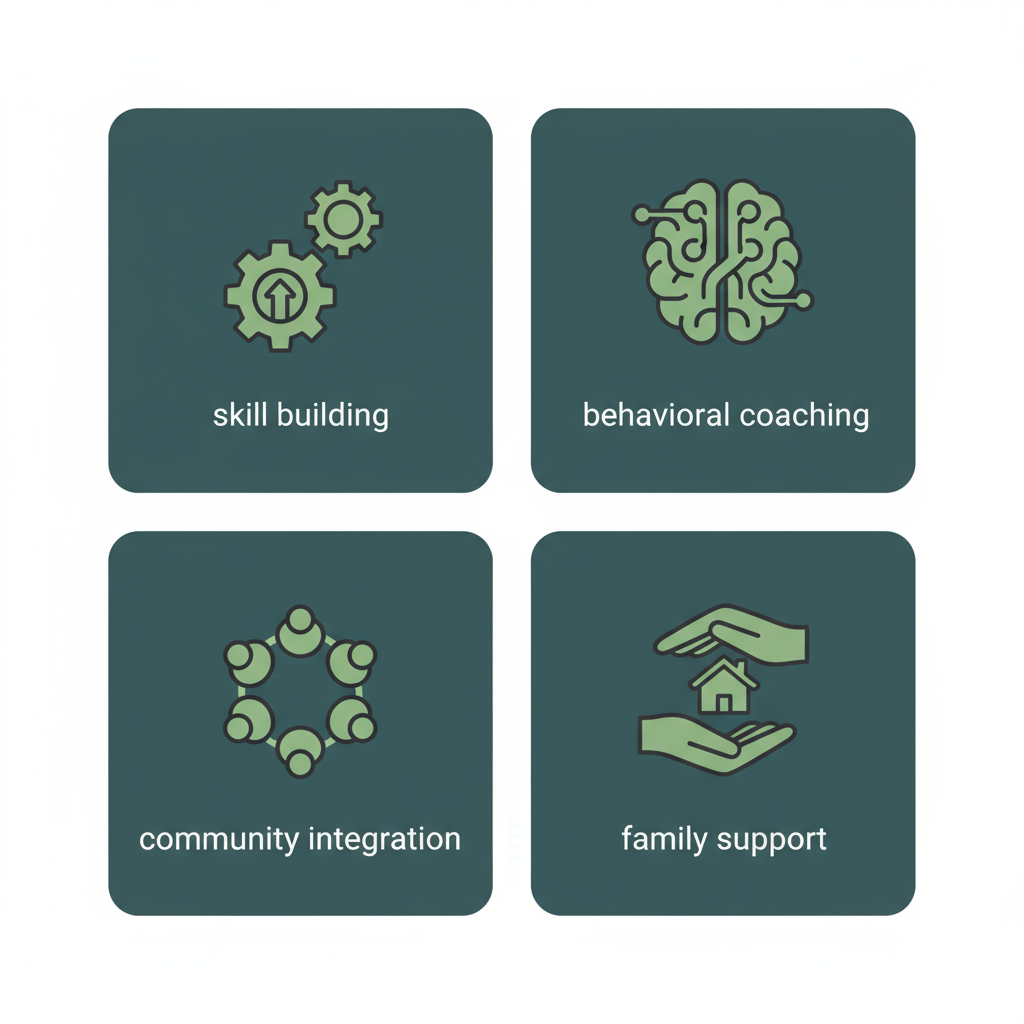 CBRS service components icon array